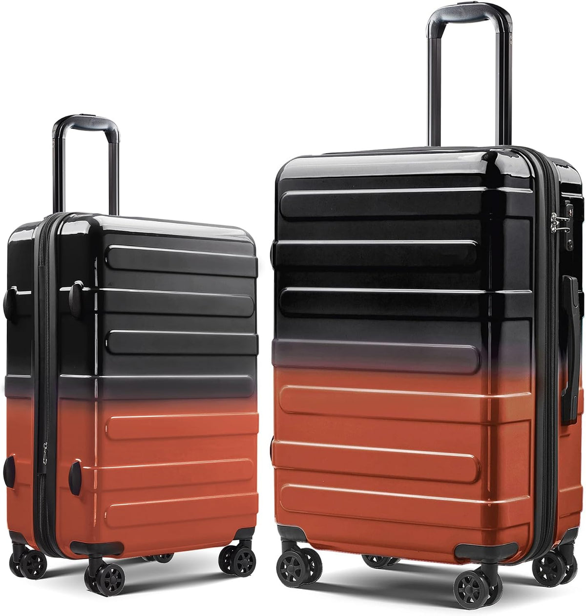 Carry on Luggage 22x14x9 Airline Approved, Expandable 20 Inch Hardside Suitcase with Wheels TSA Lock, PC+ABS Lightweight Carry on Suitcases for Women