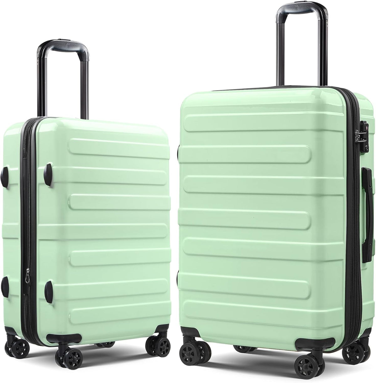 Carry on Luggage 22x14x9 Airline Approved, Expandable 20 Inch Hardside Suitcase with Wheels TSA Lock, PC+ABS Lightweight Carry on Suitcases for Women