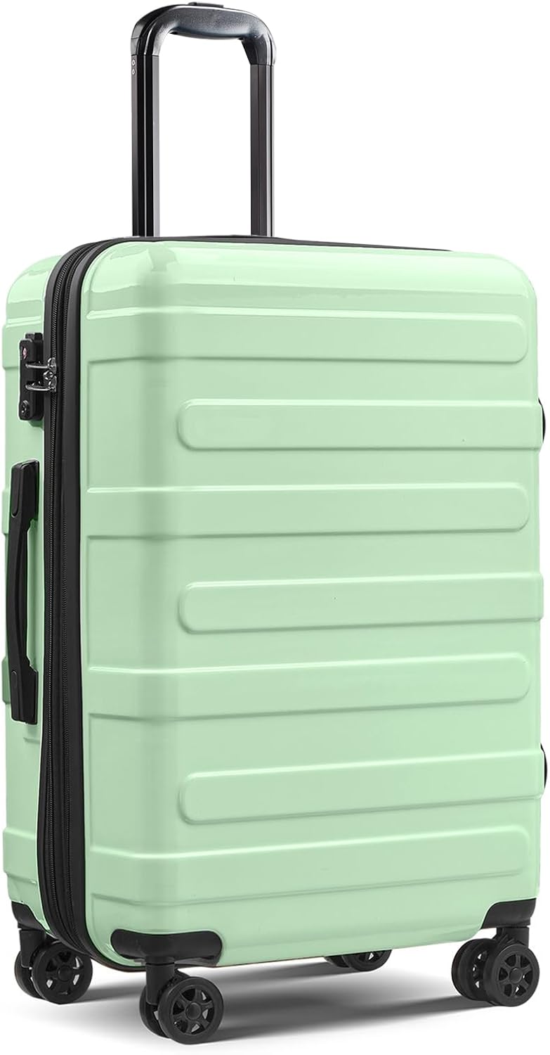 Carry on Luggage 22x14x9 Airline Approved, Expandable 20 Inch Hardside Suitcase with Wheels TSA Lock, PC+ABS Lightweight Carry on Suitcases for Women