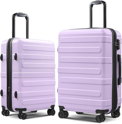 Carry on Luggage 22x14x9 Airline Approved, Expandable 20 Inch Hardside Suitcase with Wheels TSA Lock, PC+ABS Lightweight Carry on Suitcases for Women