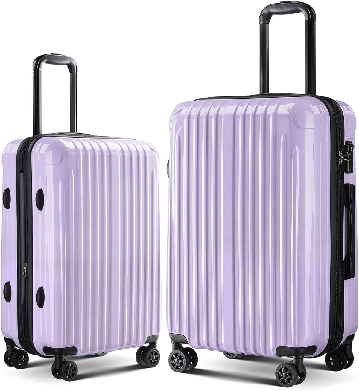 Carry on Luggage 22x14x9 Airline Approved, Expandable 20 Inch Hardside Suitcase with Wheels TSA Lock, PC+ABS Lightweight Carry on Suitcases for Women