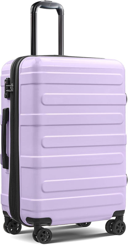 Carry on Luggage 22x14x9 Airline Approved, Expandable 20 Inch Hardside Suitcase with Wheels TSA Lock, PC+ABS Lightweight Carry on Suitcases for Women