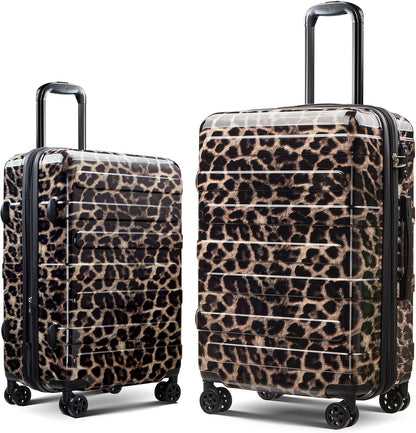 Carry on Luggage 22x14x9 Airline Approved, Expandable 20 Inch Hardside Suitcase with Wheels TSA Lock, PC+ABS Lightweight Carry on Suitcases for Women