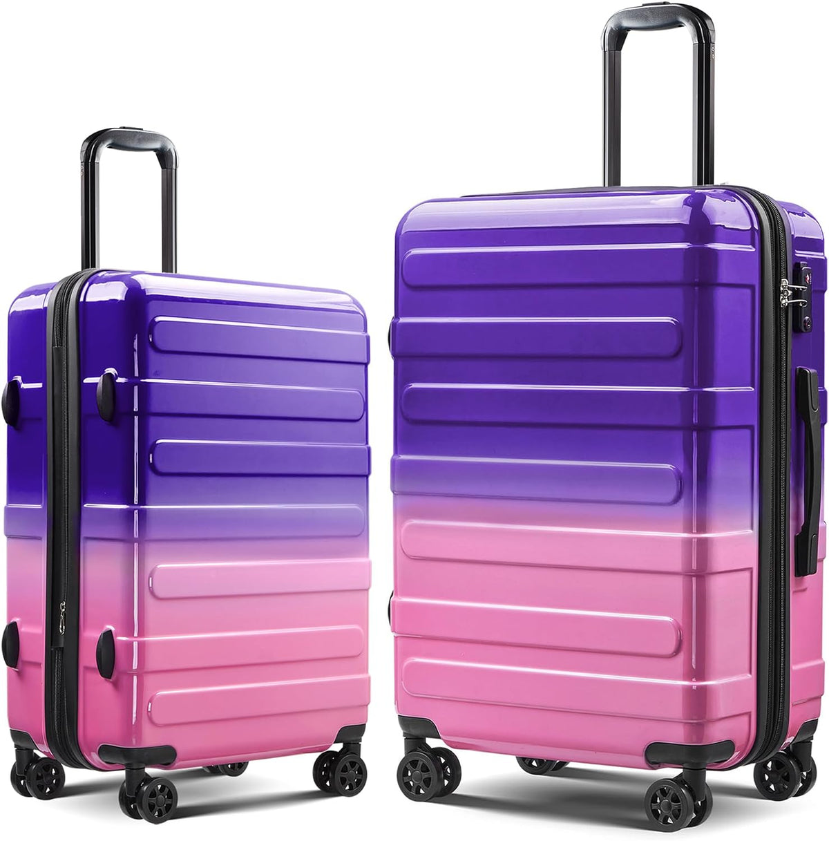 Carry on Luggage 22x14x9 Airline Approved, Expandable 20 Inch Hardside Suitcase with Wheels TSA Lock, PC+ABS Lightweight Carry on Suitcases for Women