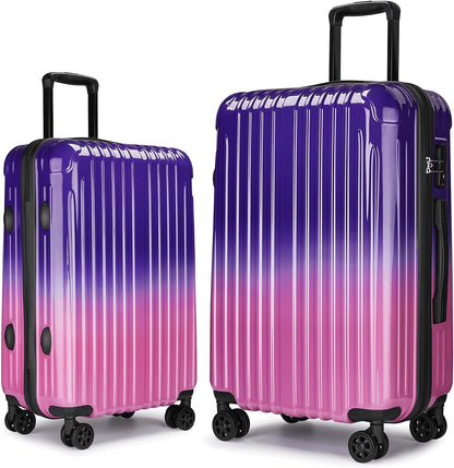Carry on Luggage 22x14x9 Airline Approved, Expandable 20 Inch Hardside Suitcase with Wheels TSA Lock, PC+ABS Lightweight Carry on Suitcases for Women