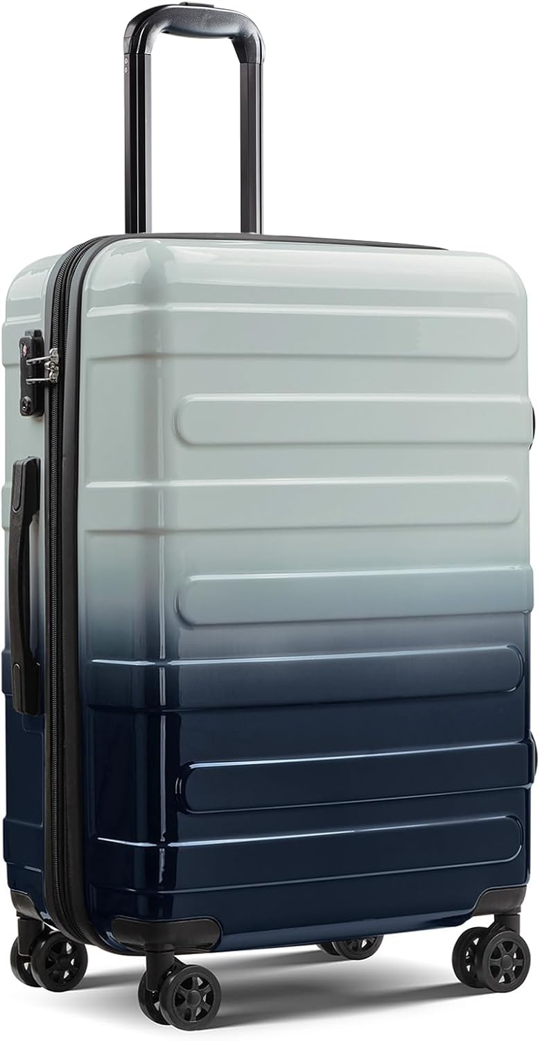 Carry on Luggage 22x14x9 Airline Approved, Expandable 20 Inch Hardside Suitcase with Wheels TSA Lock, PC+ABS Lightweight Carry on Suitcases for Women