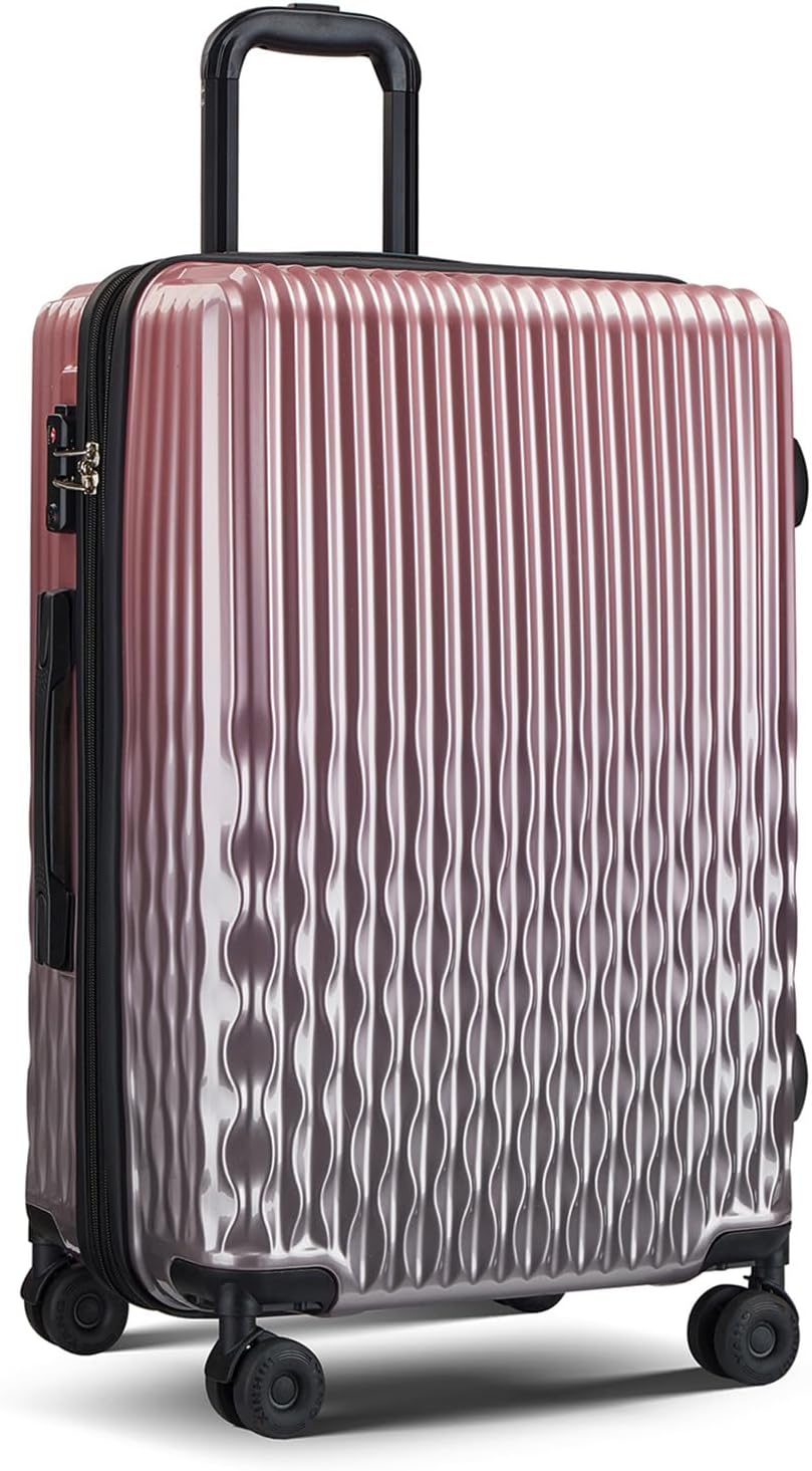 Carry on Luggage 22x14x9 Airline Approved, Expandable 20 Inch Hardside Suitcase with Wheels TSA Lock, PC+ABS Lightweight Carry on Suitcases for Women