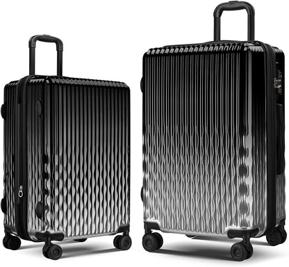 Carry on Luggage 22x14x9 Airline Approved, Expandable 20 Inch Hardside Suitcase with Wheels TSA Lock, PC+ABS Lightweight Carry on Suitcases for Women