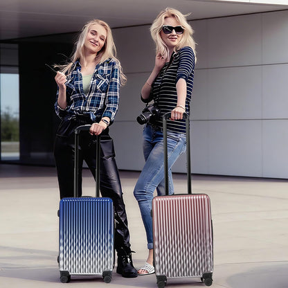 Carry on Luggage 22x14x9 Airline Approved, Expandable 20 Inch Hardside Suitcase with Wheels TSA Lock, PC+ABS Lightweight Carry on Suitcases for Women