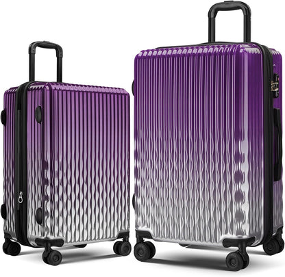 Carry on Luggage 22x14x9 Airline Approved, Expandable 20 Inch Hardside Suitcase with Wheels TSA Lock, PC+ABS Lightweight Carry on Suitcases for Women