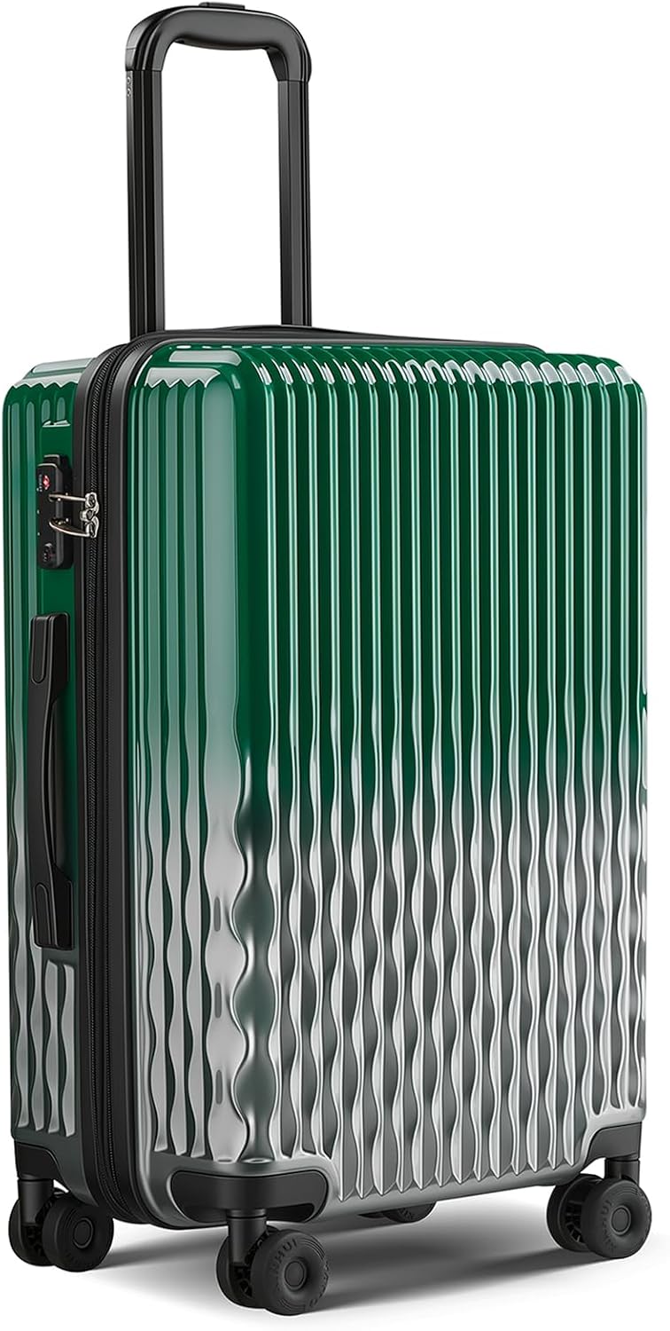 Carry on Luggage 22x14x9 Airline Approved, Expandable 20 Inch Hardside Suitcase with Wheels TSA Lock, PC+ABS Lightweight Carry on Suitcases for Women