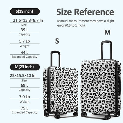Carry on Luggage 22x14x9 Airline Approved, Expandable 20 Inch Hardside Suitcase with Wheels TSA Lock, PC+ABS Lightweight Carry on Suitcases for Women