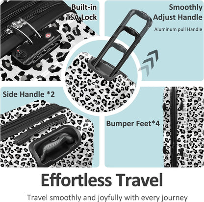 Carry on Luggage 22x14x9 Airline Approved, Expandable 20 Inch Hardside Suitcase with Wheels TSA Lock, PC+ABS Lightweight Carry on Suitcases for Women