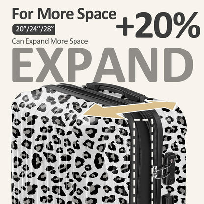 Carry on Luggage 22x14x9 Airline Approved, Expandable 20 Inch Hardside Suitcase with Wheels TSA Lock, PC+ABS Lightweight Carry on Suitcases for Women