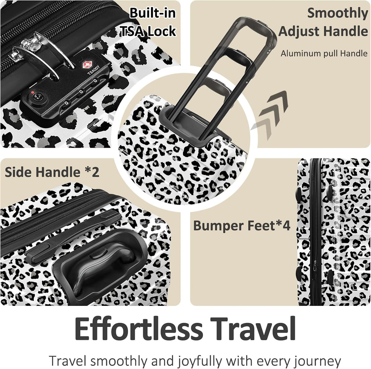 Carry on Luggage 22x14x9 Airline Approved, Expandable 20 Inch Hardside Suitcase with Wheels TSA Lock, PC+ABS Lightweight Carry on Suitcases for Women