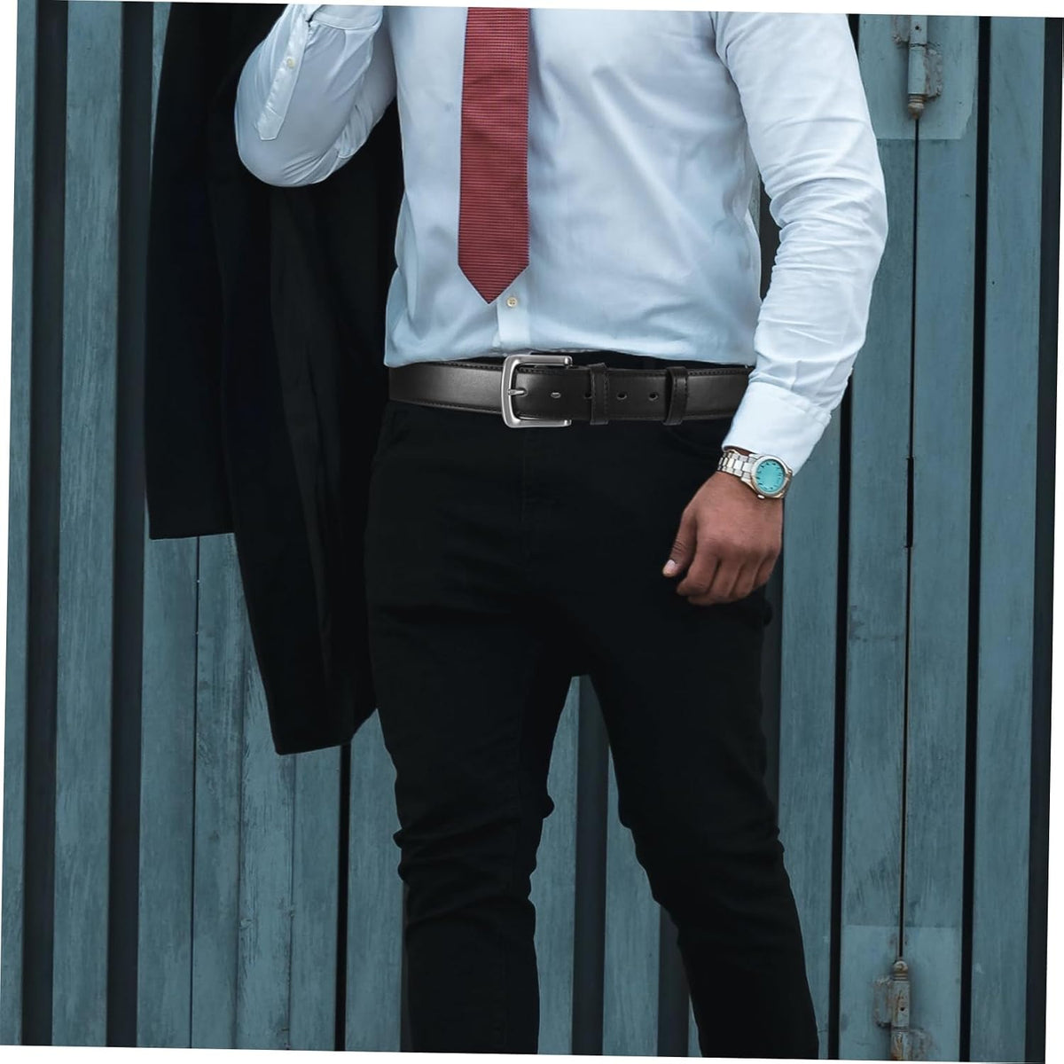 Hidden Money Pocket Travel Waist Belt Concealed Zipper for Secure Storage of Valuables Brown Pu Money Belt for Men