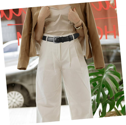 Hidden Money Pocket Travel Waist Belt Concealed Zipper for Secure Storage of Valuables Brown Pu Money Belt for Men