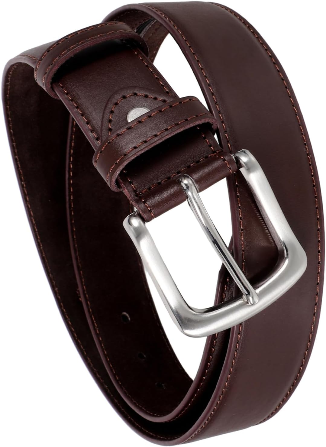 Hidden Money Pocket Travel Waist Belt Concealed Zipper for Secure Storage of Valuables Brown Pu Money Belt for Men