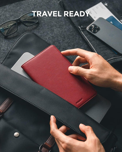 Passport Holder Wallet RFID Blocking Travel Wallet for Men & Women