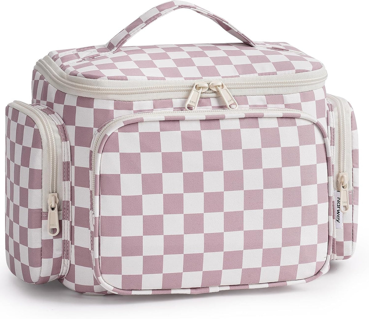 Hanging Travel Toiletry Bag for Women, Large Makeup Bag, Wide Open Cosmetic Bag, Multiple Organized Pocket, Wet Pocket for Towel, Portable Bathroom Travel Bag for Toiletries, Essentials