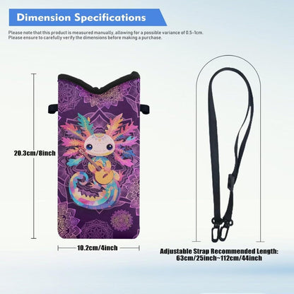 Adjustable Crossbody Phone Bag with Hook & Loop Strap Hand Free Cell Phone Bag for Women Men Running Travel Essentials