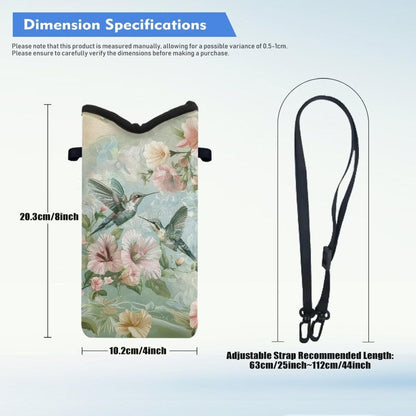 Adjustable Crossbody Phone Bag with Hook & Loop Strap Hand Free Cell Phone Bag for Women Men Running Travel Essentials