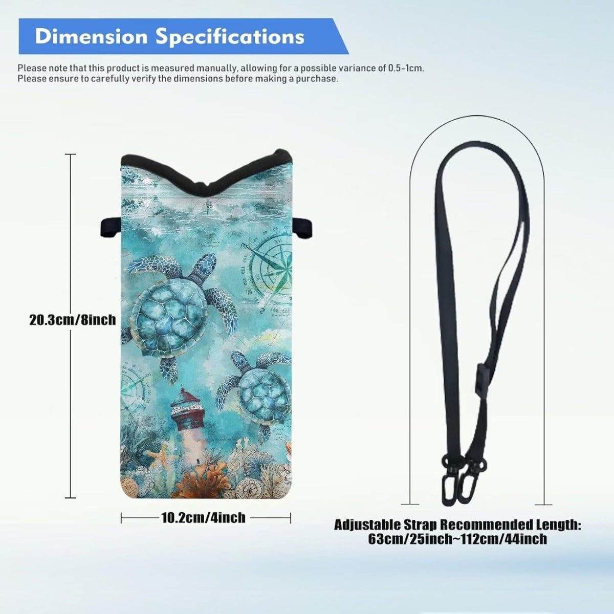 Adjustable Crossbody Phone Bag with Hook & Loop Strap Hand Free Cell Phone Bag for Women Men Running Travel Essentials