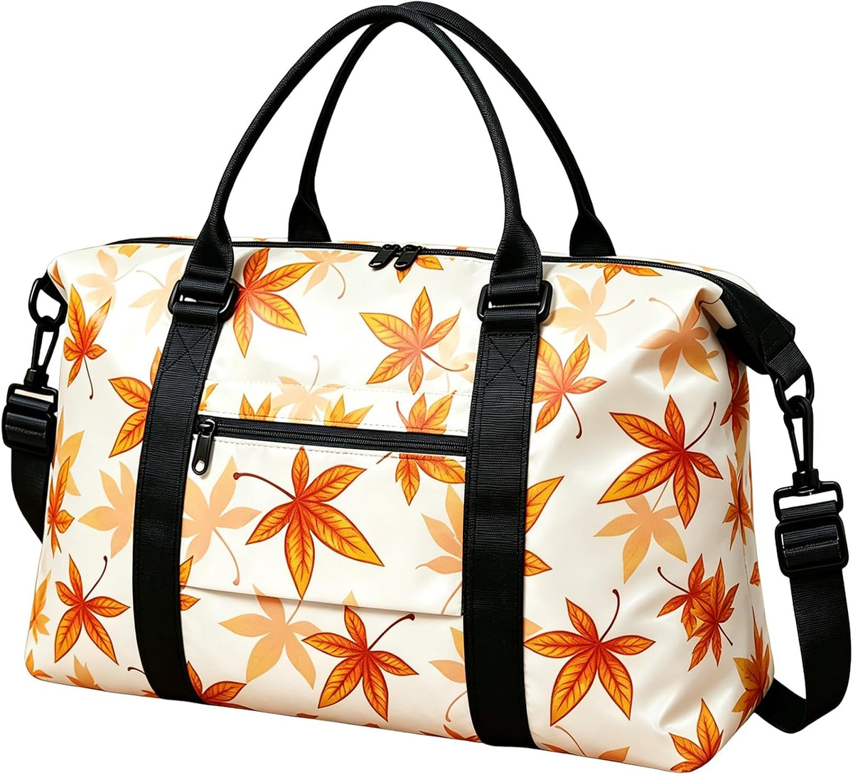 Travel Duffle, Waterproof Weekender Carry On Tote for Women, Travel Essentials Sport Gym for Men, Hospital Bag for Labor and Delivery, Overnight Luggage With Trolley Sleeve
