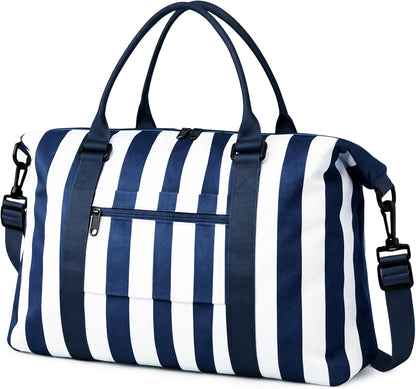 Travel Duffle, Waterproof Weekender Carry On Tote for Women, Travel Essentials Sport Gym for Men, Hospital Bag for Labor and Delivery, Overnight Luggage With Trolley Sleeve