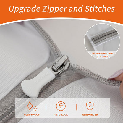 Mesh Laundry Bags 3 Pack (Large, Medium, Small) | Durable Zipper, For Delicates, Lingerie, Bras, Underwear, Protect Garments in Washing Machine