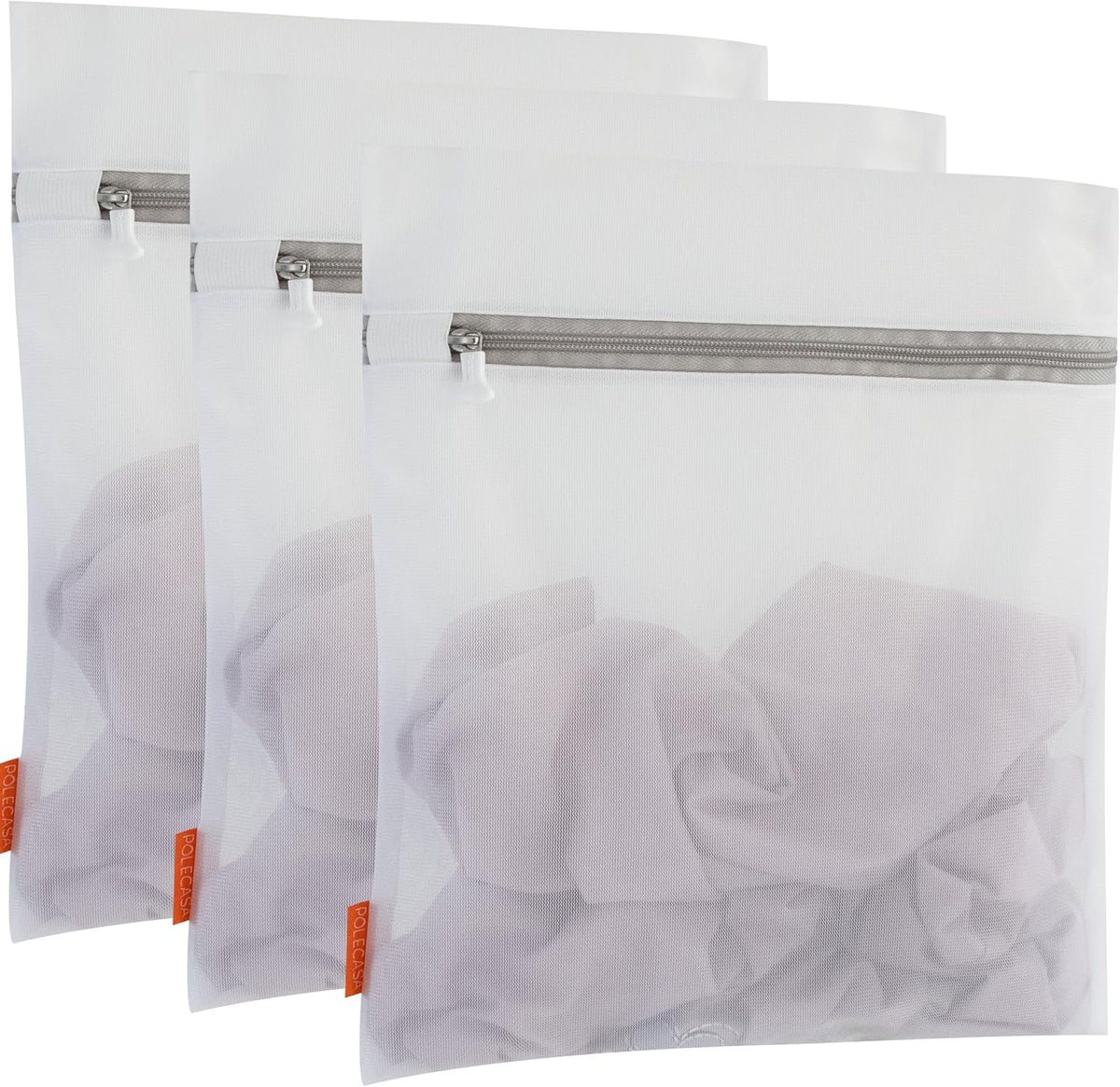 Mesh Laundry Bags 3 Pack (Large, Medium, Small) | Durable Zipper, For Delicates, Lingerie, Bras, Underwear, Protect Garments in Washing Machine