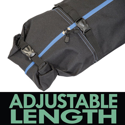 Ski Bag and Ski Boot Bag Combo - Ski Bags for Air Travel - Unpadded Snow Ski Bags Fit Skis Up to 200cm - For Men, Women, Adults, and Children