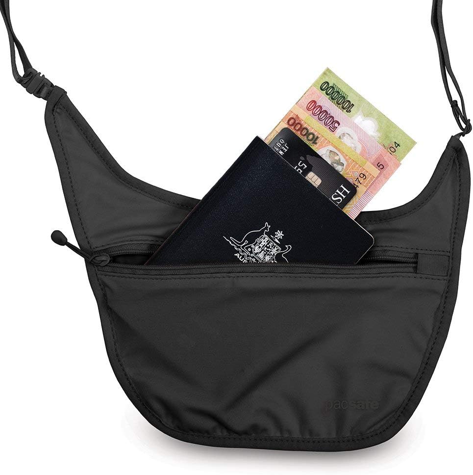 Coversafe S80 Anti-Theft Secret Body Pouch, Black