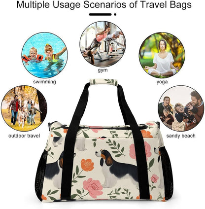 Duffel Bag for Weekend Travel and Gym Sports Overnight Spacious Design Adjustable Strap