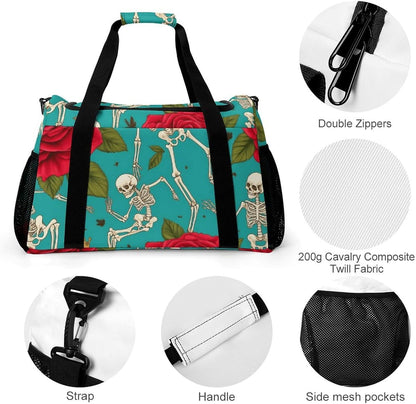 Duffel Bag for Weekend Travel and Gym Sports Overnight Spacious Design Adjustable Strap