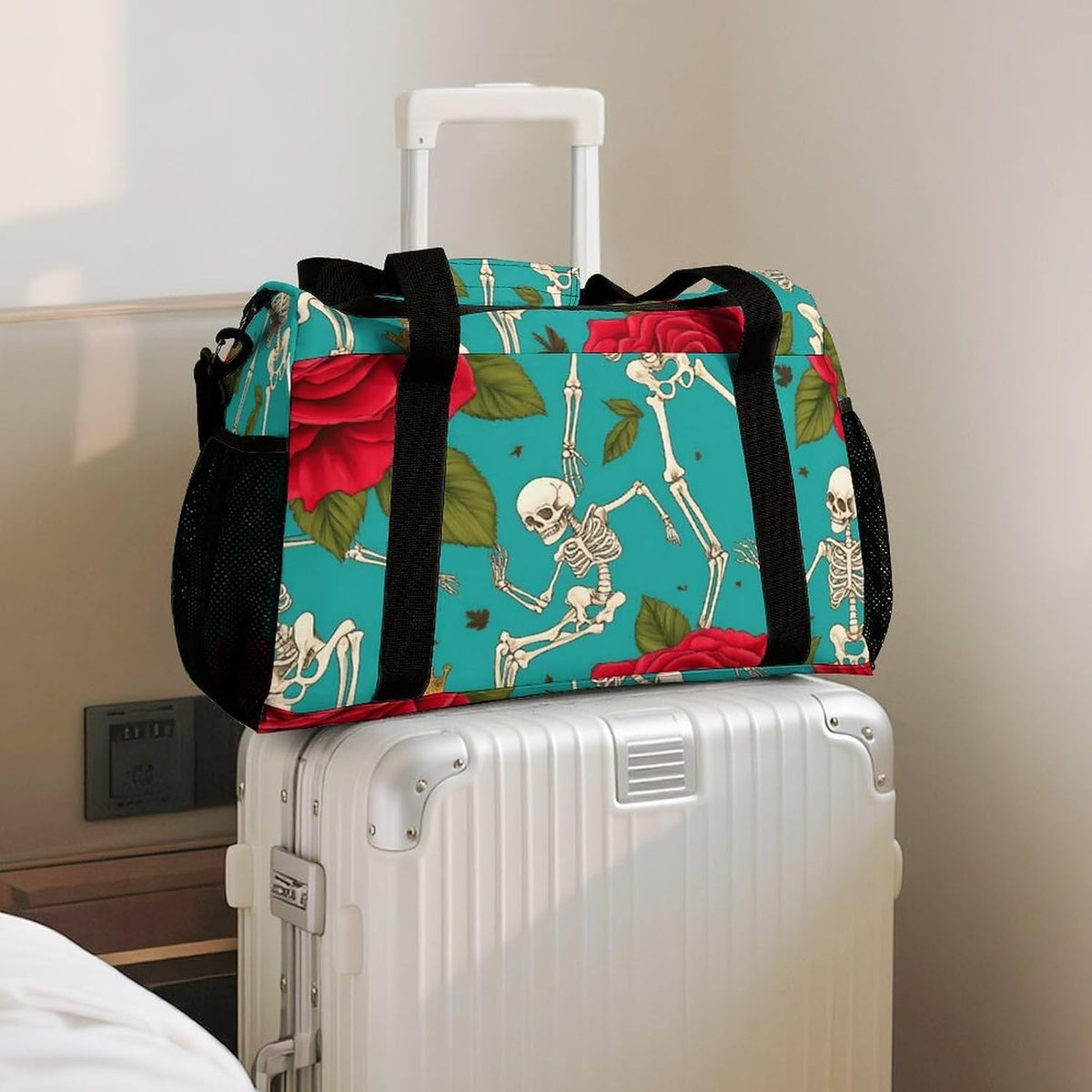 Duffel Bag for Weekend Travel and Gym Sports Overnight Spacious Design Adjustable Strap