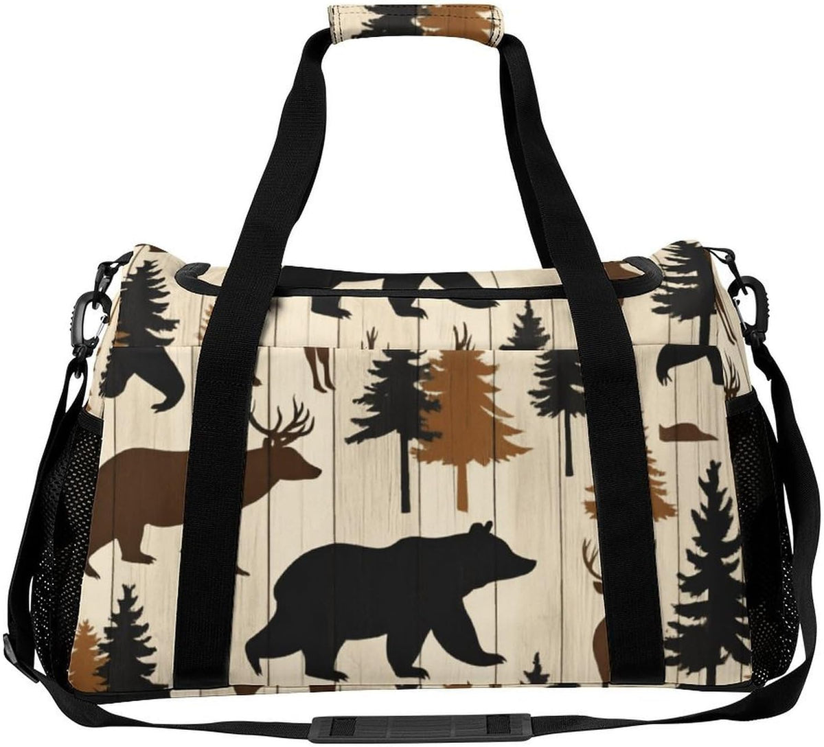 Duffel Bag for Weekend Travel and Gym Sports Overnight Spacious Design Adjustable Strap