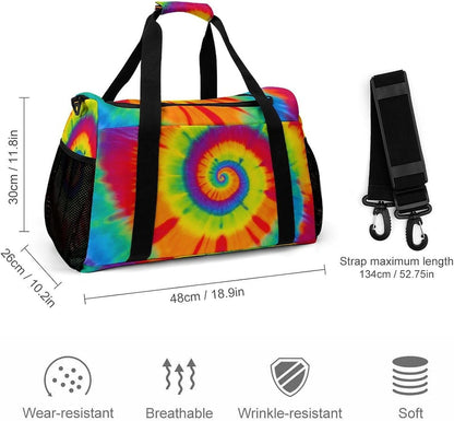 Duffel Bag for Weekend Travel and Gym Sports Overnight Spacious Design Adjustable Strap