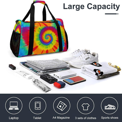 Duffel Bag for Weekend Travel and Gym Sports Overnight Spacious Design Adjustable Strap