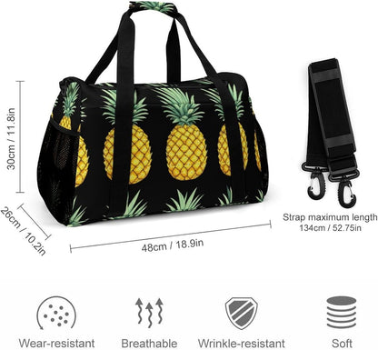 Duffel Bag for Weekend Travel and Gym Sports Overnight Spacious Design Adjustable Strap
