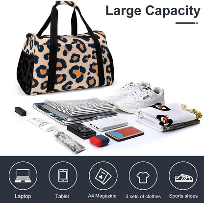 Duffel Bag for Weekend Travel and Gym Sports Overnight Spacious Design Adjustable Strap