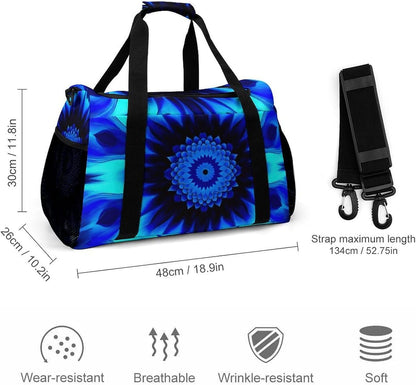 Duffel Bag for Weekend Travel and Gym Sports Overnight Spacious Design Adjustable Strap