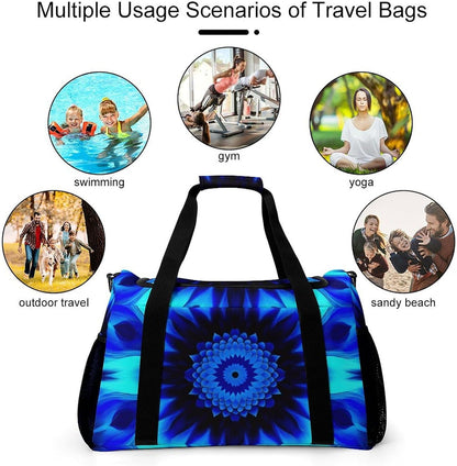 Duffel Bag for Weekend Travel and Gym Sports Overnight Spacious Design Adjustable Strap