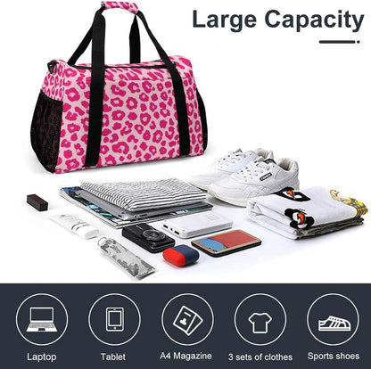 Duffel Bag for Weekend Travel and Gym Sports Overnight Spacious Design Adjustable Strap