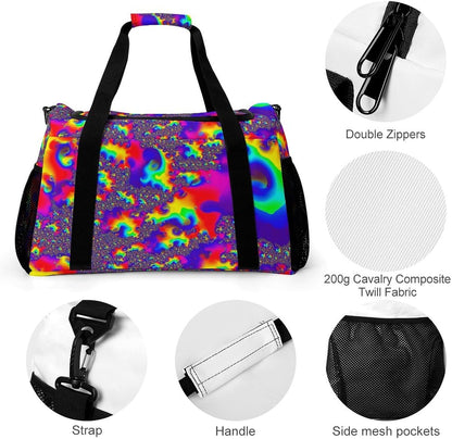 Duffel Bag for Weekend Travel and Gym Sports Overnight Spacious Design Adjustable Strap