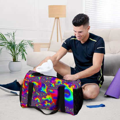 Duffel Bag for Weekend Travel and Gym Sports Overnight Spacious Design Adjustable Strap