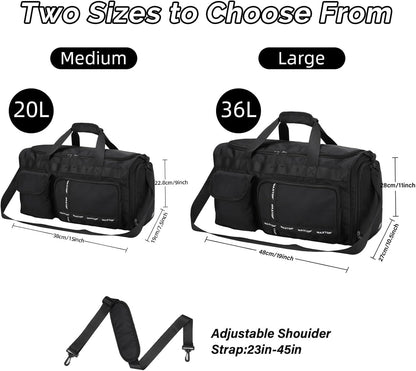 Gym Bag for Women Men Travel Duffle Bag Large Capacity Carry On Weekender Overnight Bag With Shoe Compartment Gym Tote Dry Wet Separation Duffel Bag for Travel