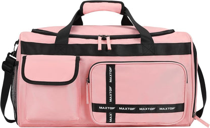 Gym Bag for Women Men Travel Duffle Bag Large Capacity Carry On Weekender Overnight Bag With Shoe Compartment Gym Tote Dry Wet Separation Duffel Bag for Travel