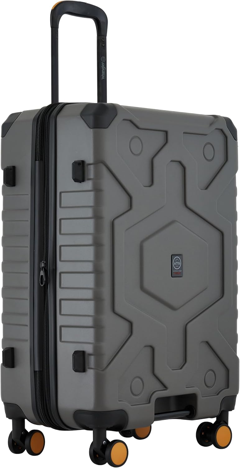 ATG Outland Expandable Hardside Luggage, Jet Black, 22" Carry-On