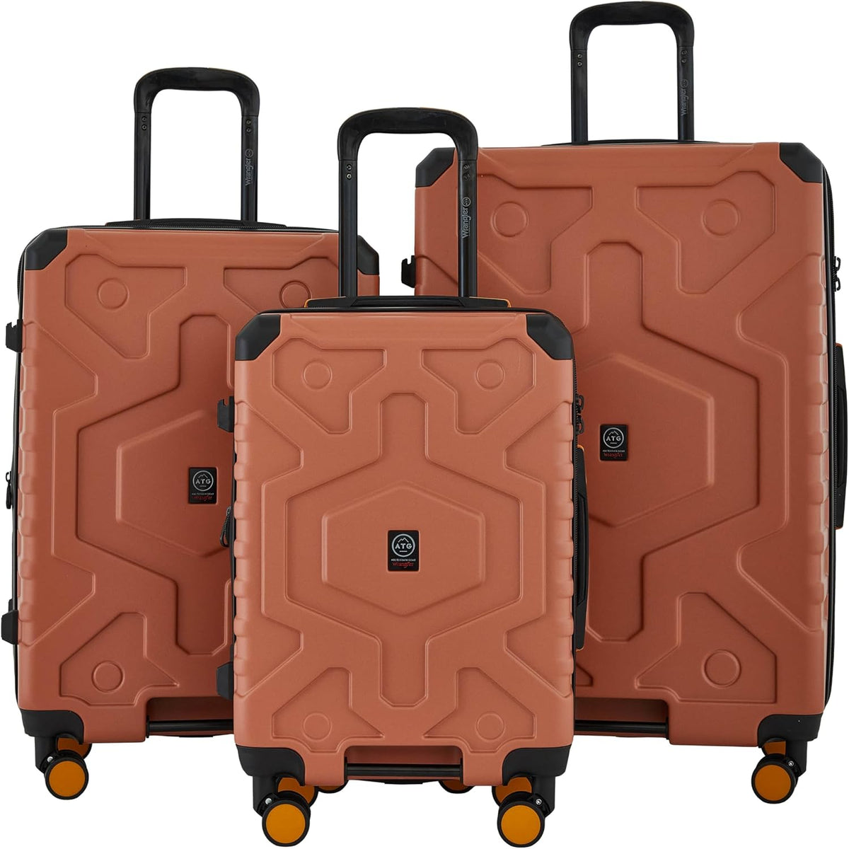 ATG Outland Expandable Hardside Luggage, Jet Black, 22" Carry-On